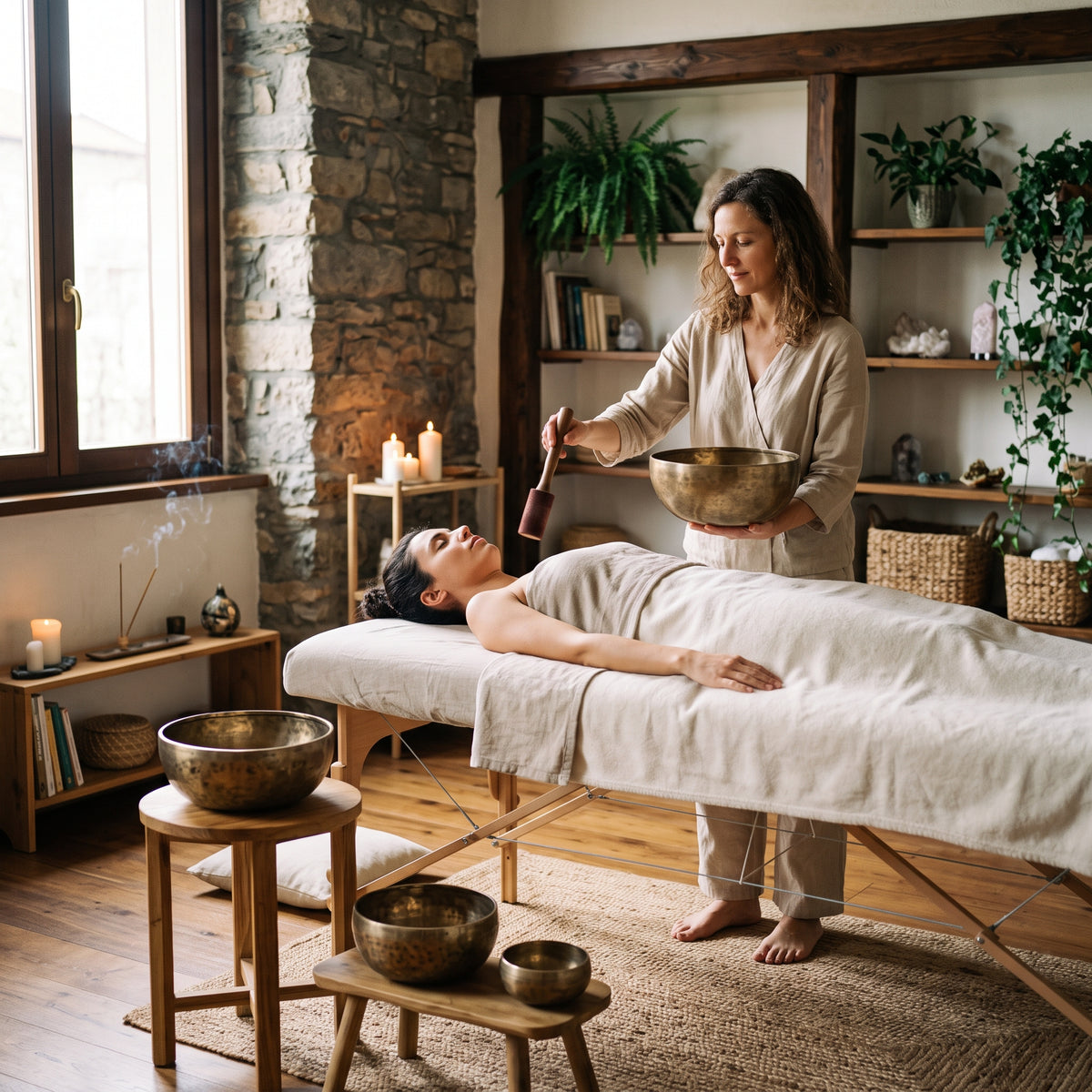 Massaggio Vibrazionale con Campane Tibetane – Relax e Benessere